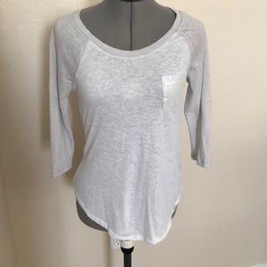 Hollister two tone baseball T